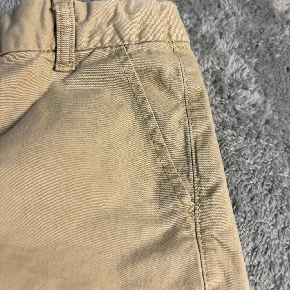 Gap Kids Boys Khaki Chino Shorts Tan Cotton Twill Size 12 Husky